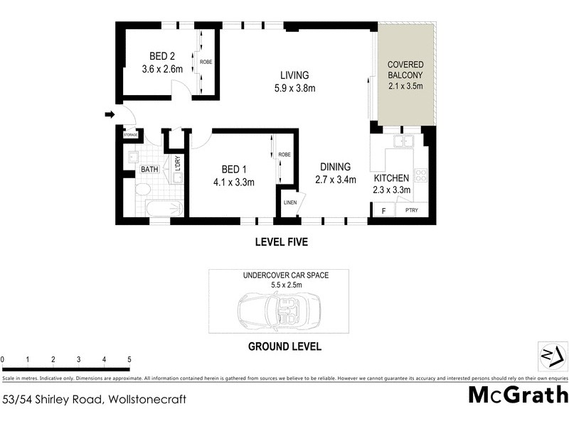 53/54 Shirley Road, Wollstonecraft NSW 2065 Floorplan