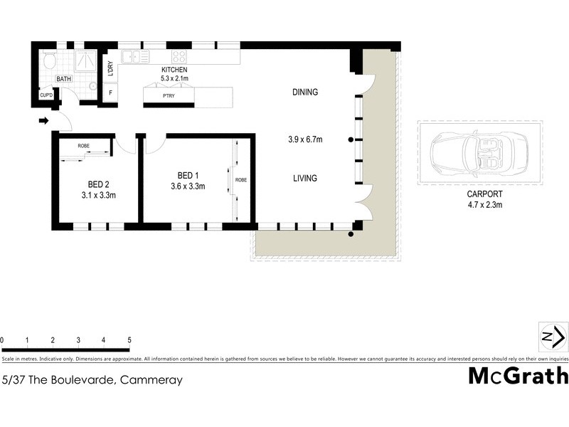 5/37 The Boulevarde, Cammeray NSW 2062 Floorplan