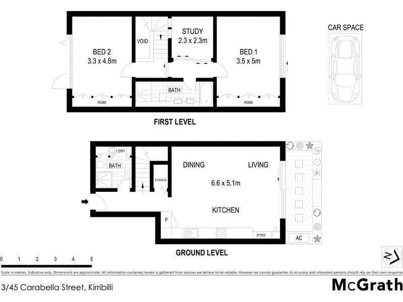 3/45 Carabella Street, Kirribilli NSW 2061 Floorplan