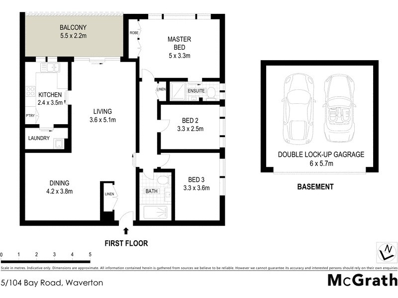 5/104 Bay Road, Waverton NSW 2060 Floorplan
