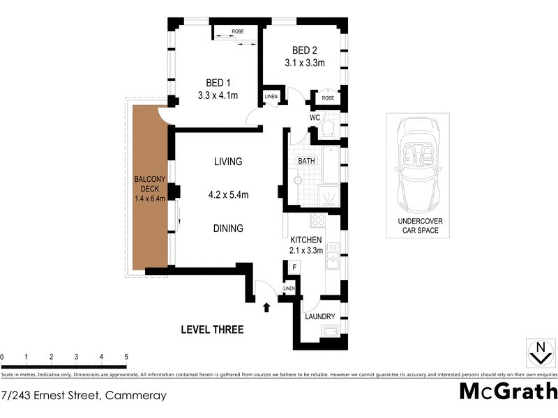 7/243 Ernest Street, Cammeray NSW 2062 Floorplan