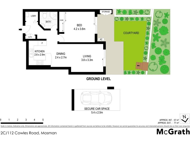 2c/112 Cowles Road, Mosman NSW 2088 Floorplan