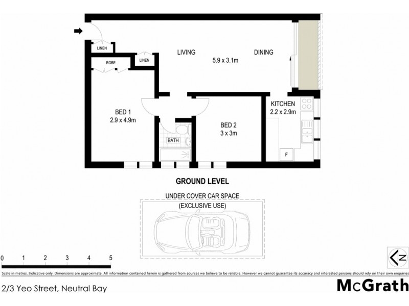 2/3 Yeo Street, Neutral Bay NSW 2089 Floorplan