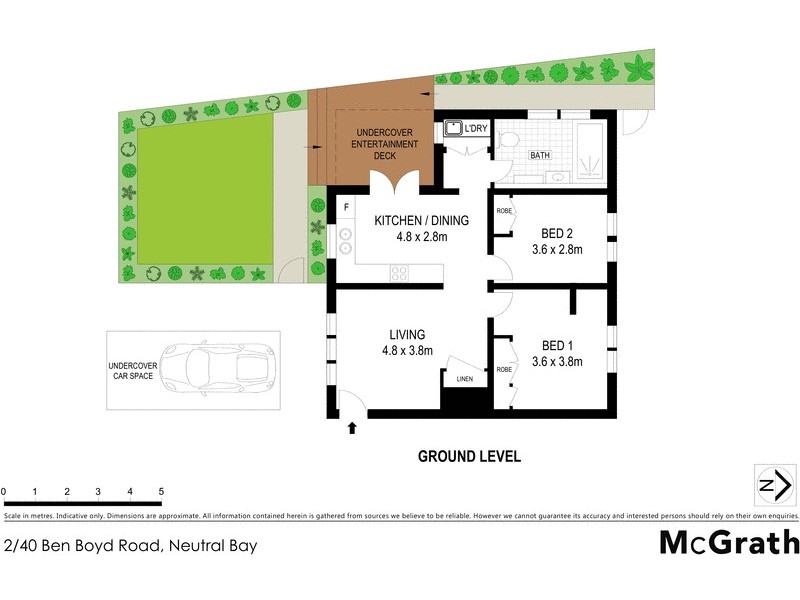 2/40 Ben Boyd Road, Neutral Bay NSW 2089 Floorplan