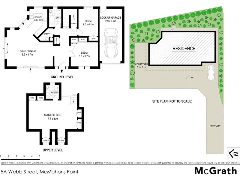 5A Webb Street, Mcmahons Point NSW 2060 Floorplan