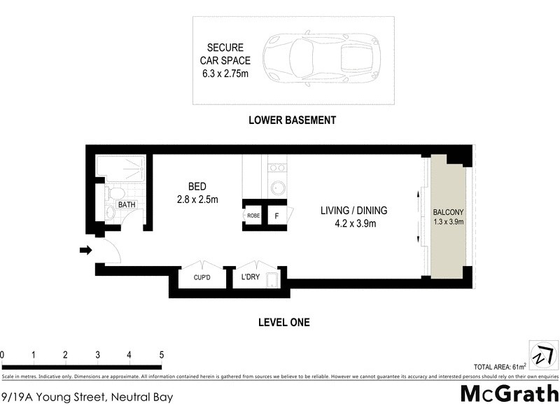 9/19A Young Street, Neutral Bay NSW 2089 Floorplan