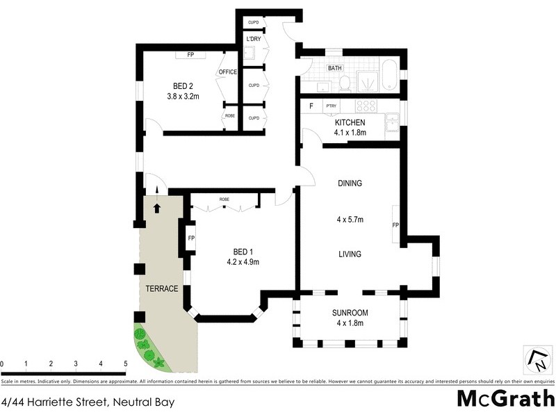 4/44 Harriette Street, Neutral Bay NSW 2089 Floorplan