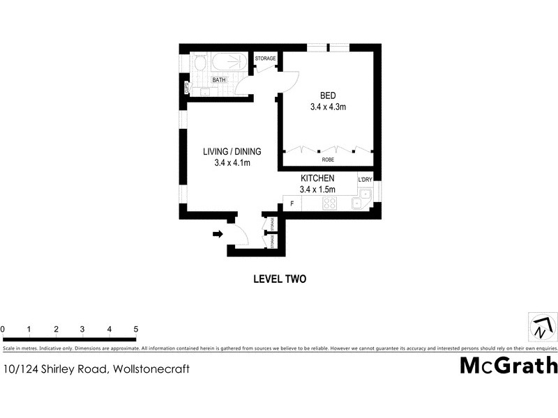 10/124 Shirley Road, Wollstonecraft NSW 2065 Floorplan