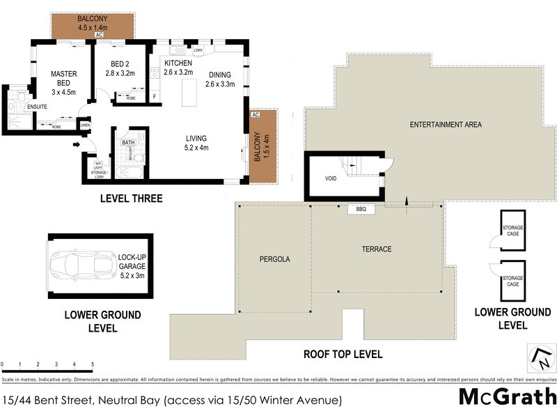 15/44 Bent Street, Neutral Bay NSW 2089 Floorplan