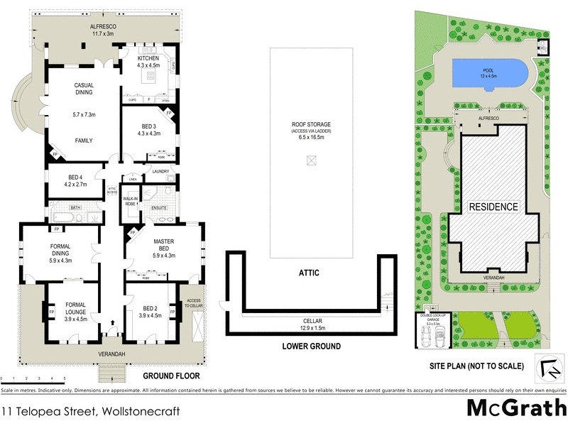 11 Telopea Street, Wollstonecraft NSW 2065 Floorplan