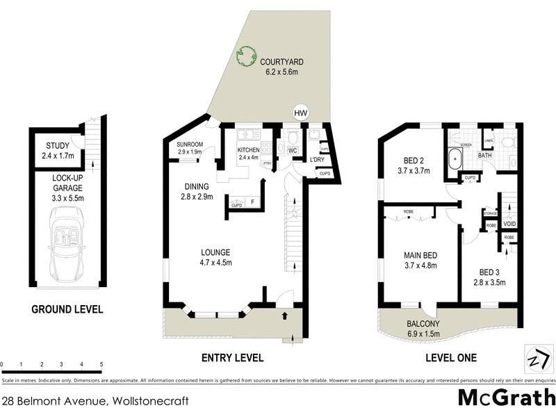 28 Belmont Avenue, Wollstonecraft NSW 2065 Floorplan