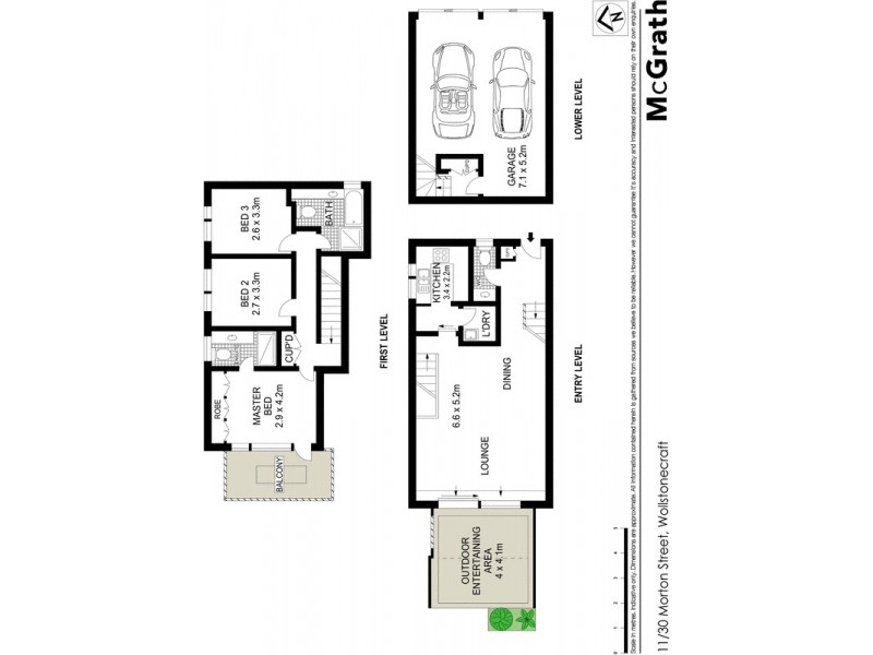 11/30 Morton Street, Wollstonecraft NSW 2065 Floorplan