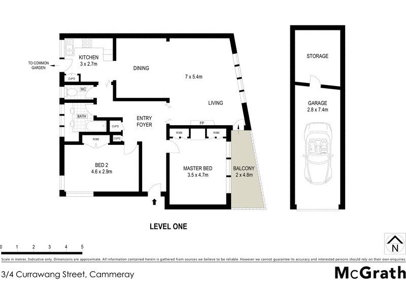 3/4 Currawang Street, Cammeray NSW 2062 Floorplan