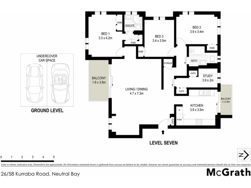26/58 Kurraba Road, Neutral Bay NSW 2089 Floorplan