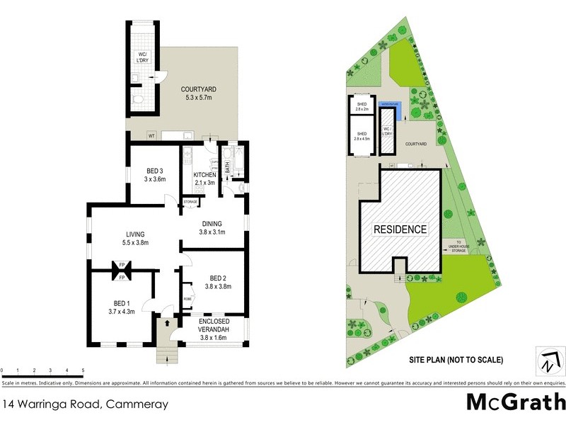 14 Warringa Road, Cammeray NSW 2062 Floorplan