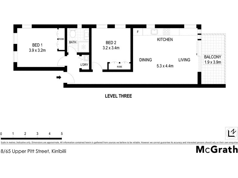 8/65 Upper Pitt Street, Kirribilli NSW 2061 Floorplan