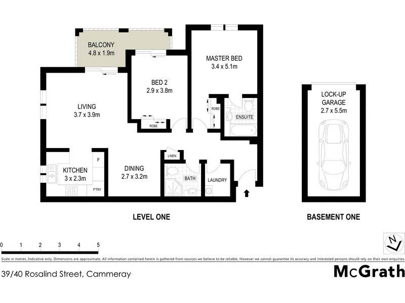 39/40 Rosalind Street, Cammeray NSW 2062 Floorplan