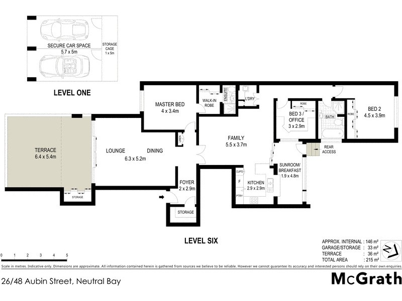 26/48 Aubin Street, Neutral Bay NSW 2089 Floorplan