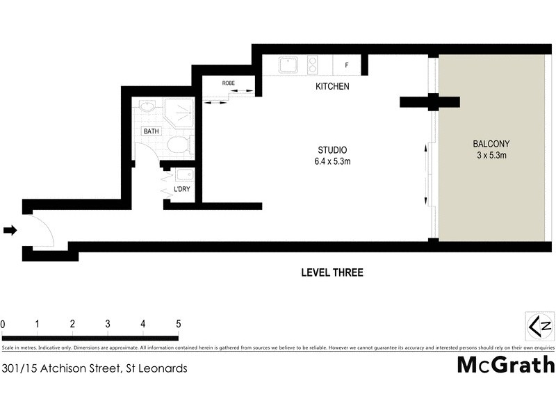 301/15 Atchison Street, St Leonards NSW 2065 Floorplan