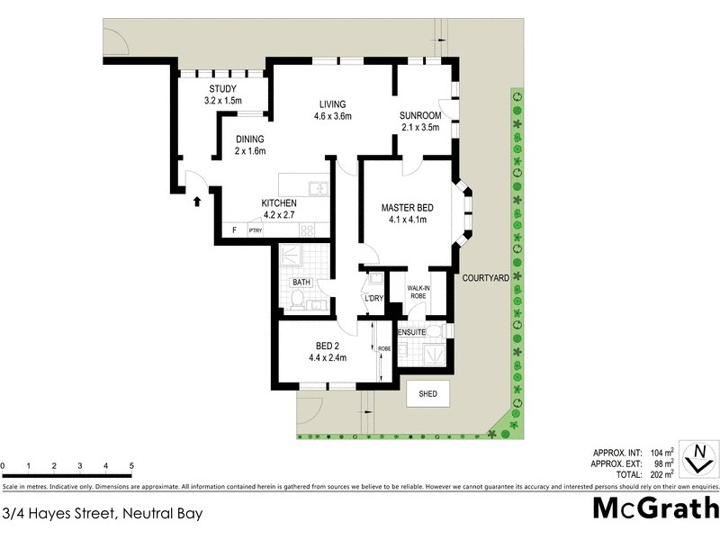 3/4 Hayes Street, Neutral Bay NSW 2089 Floorplan
