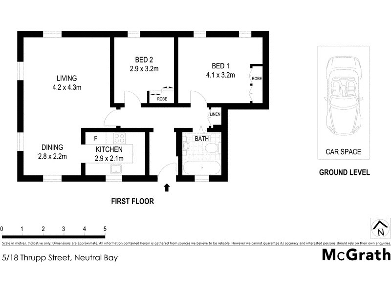 5/18 Thrupp Street, Neutral Bay NSW 2089 Floorplan