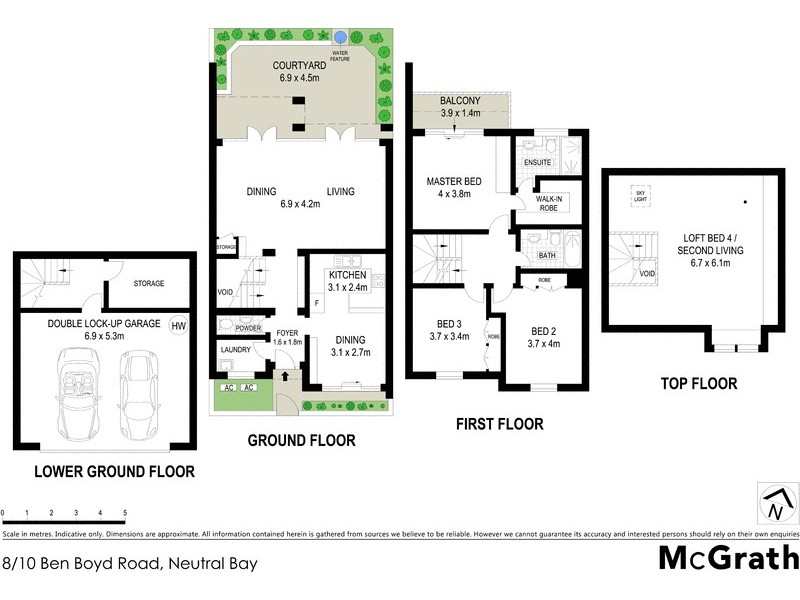 8/10 Ben Boyd Road, Neutral Bay NSW 2089 Floorplan