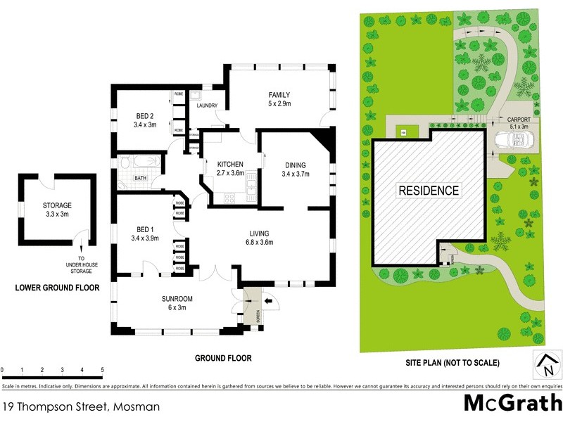 19 Thompson Street, Mosman NSW 2088 Floorplan
