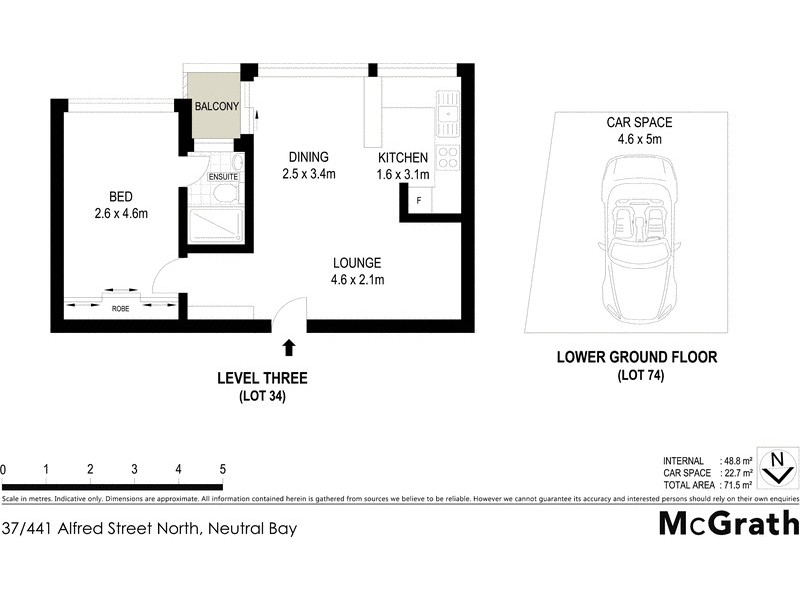 37/441 Alfred Street North, Neutral Bay NSW 2089 Floorplan
