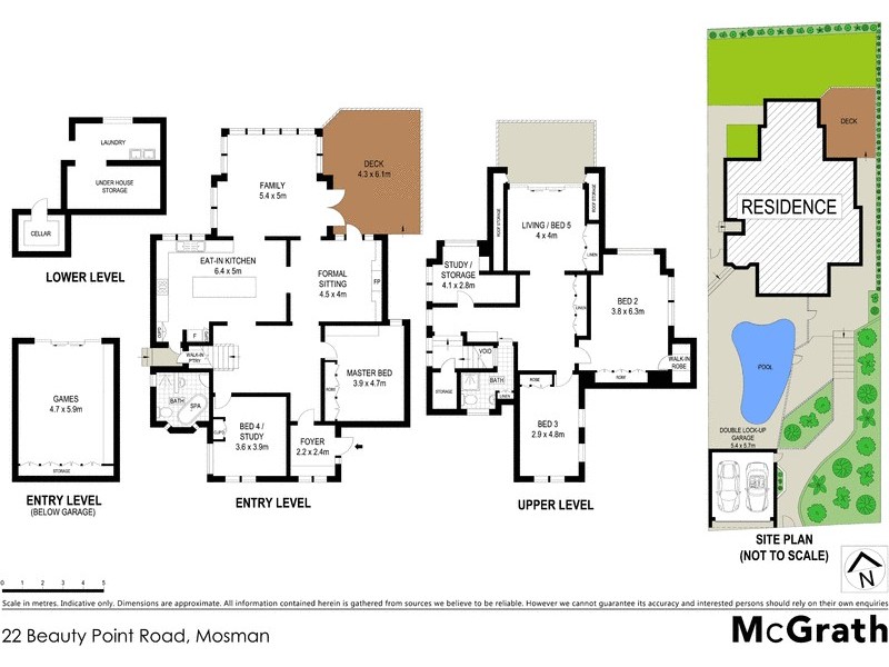 22 Beauty Point Road, Mosman NSW 2088 Floorplan