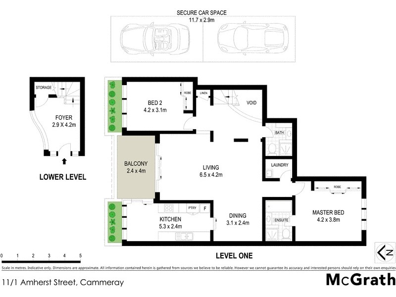 11/1 Amherst Street, Cammeray NSW 2062 Floorplan