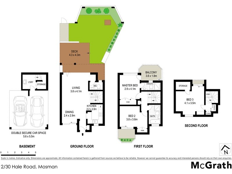 2/30 Hale Road, Mosman NSW 2088 Floorplan