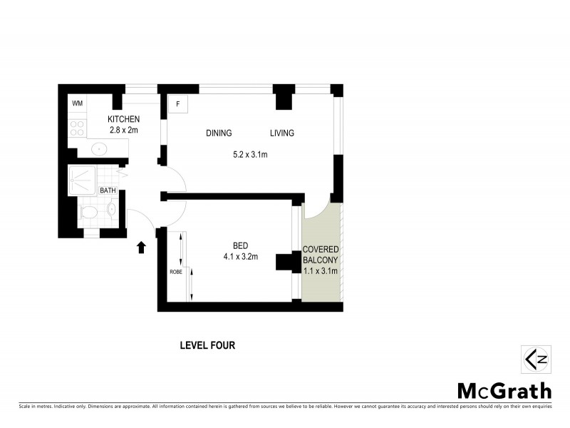 42/22 Waruda Street, Kirribilli NSW 2061 Floorplan