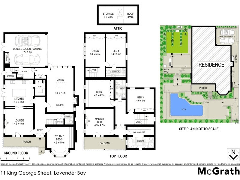 11 King George Street, Lavender Bay NSW 2060 Floorplan