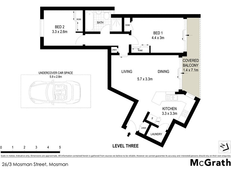 26/3 Mosman Street, Mosman NSW 2088 Floorplan