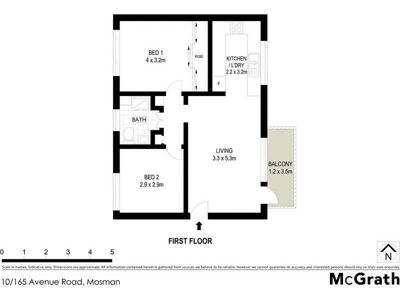 10/165 Avenue Road, Mosman NSW 2088 Floorplan
