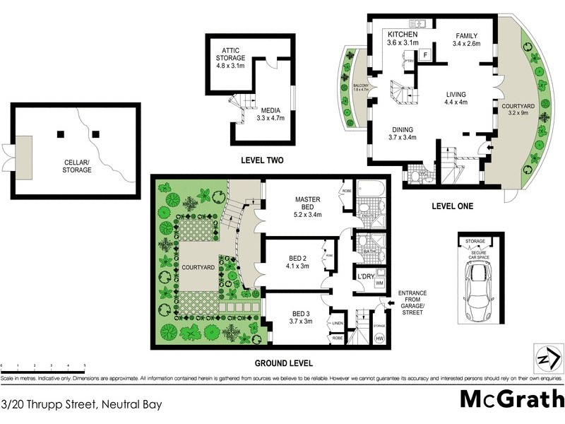 3/20 Thrupp Street, Neutral Bay NSW 2089 Floorplan
