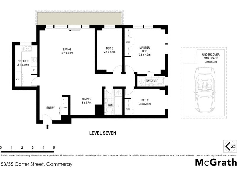 53/55 Carter Street, Cammeray NSW 2062 Floorplan