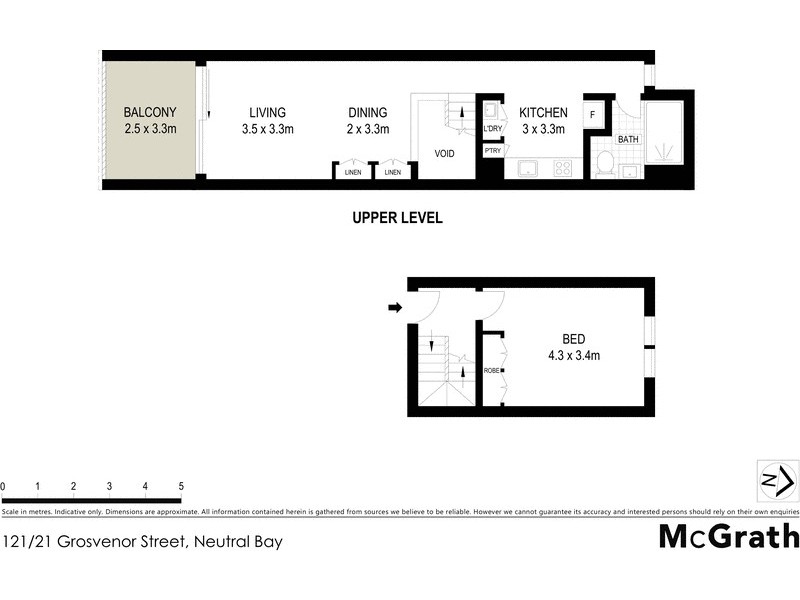 121/21 Grosvenor Street, Neutral Bay NSW 2089 Floorplan
