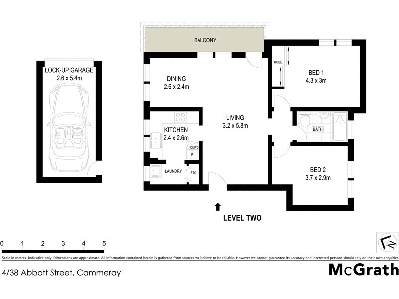 4/38 Abbott Street, Cammeray NSW 2062 Floorplan