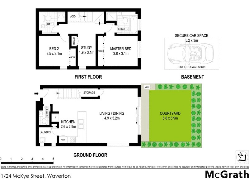 1/24 McKye Street, Waverton NSW 2060 Floorplan