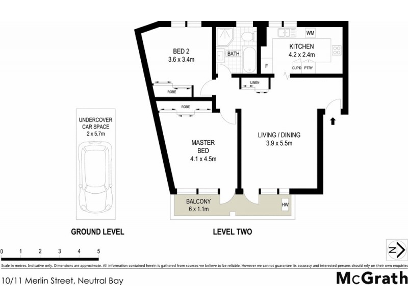 10/11 Merlin Street, Neutral Bay NSW 2089 Floorplan