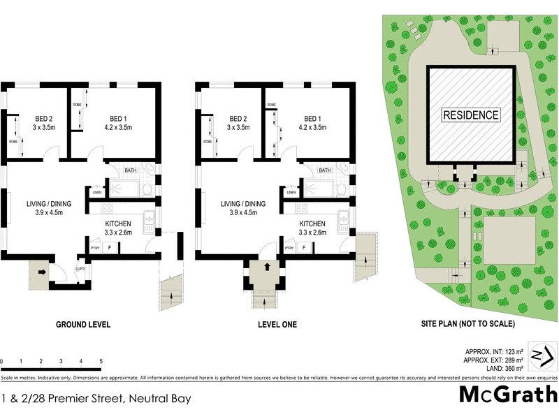 1 and 2/28 Premier Street, Neutral Bay NSW 2089 Floorplan