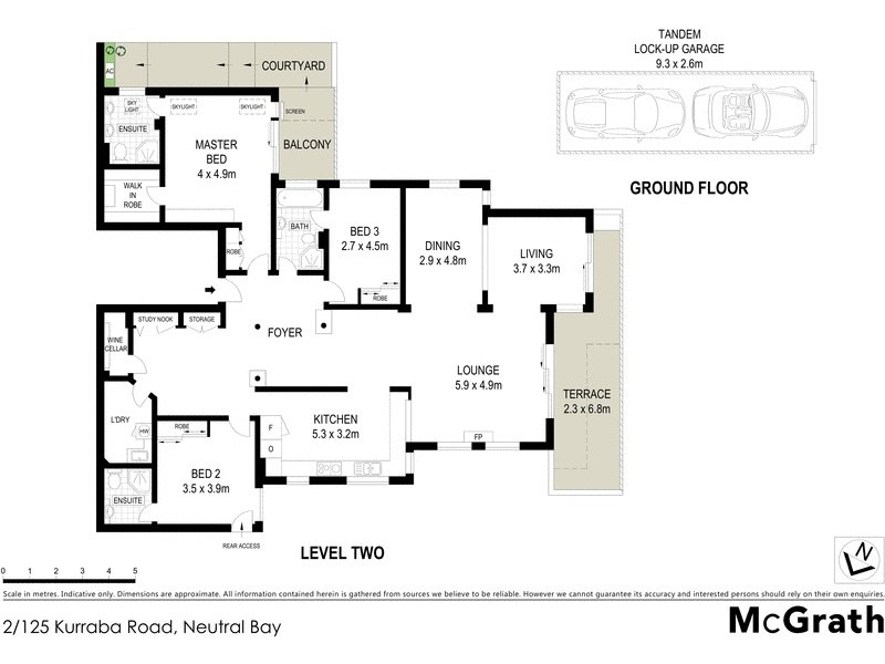 2/125 Kurraba Road, Neutral Bay NSW 2089 Floorplan