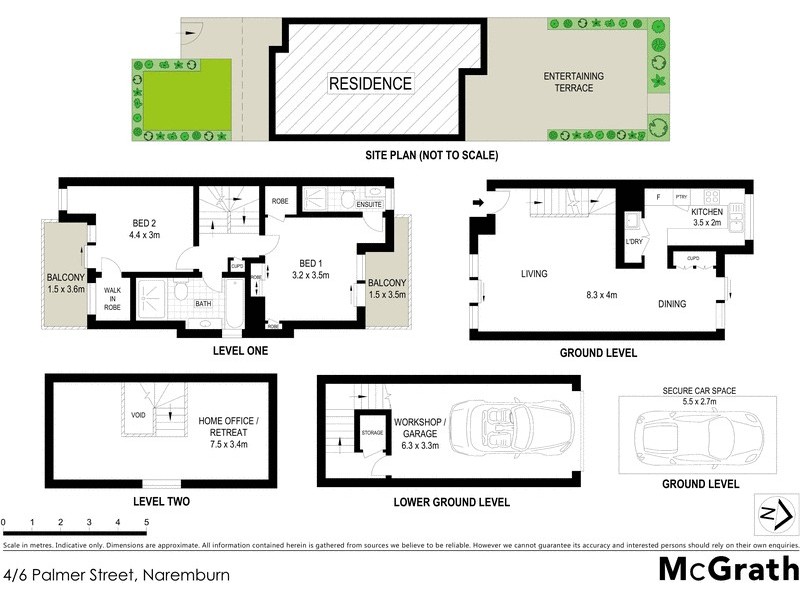 4/6 Palmer Street, Naremburn NSW 2065 Floorplan
