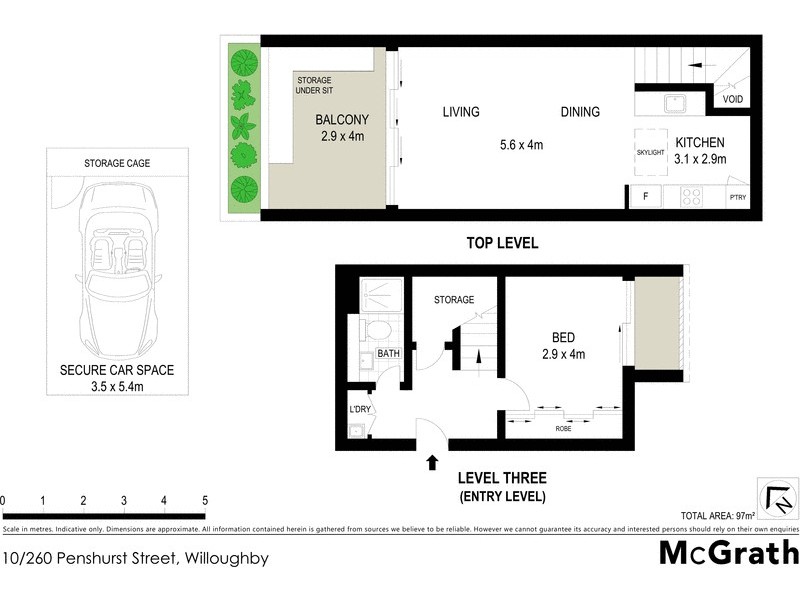 10/260 Penshurst Street, Willoughby NSW 2068 Floorplan