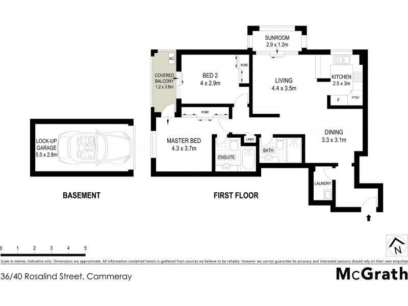 36/40 Rosalind Street, Cammeray NSW 2062 Floorplan