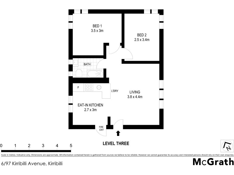 6/97 Kirribilli Avenue, Kirribilli NSW 2061 Floorplan