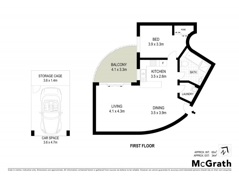 9/290 Penshurst Street, Willoughby NSW 2068 Floorplan