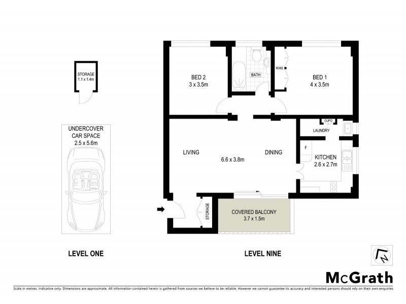 30/42 Sinclair Street, Wollstonecraft NSW 2065 Floorplan