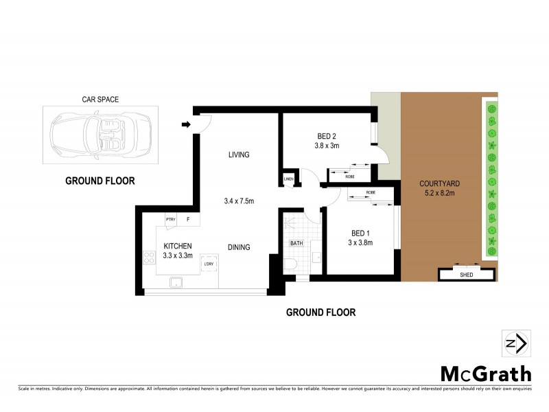 1/185a Falcon Street, Neutral Bay NSW 2089 Floorplan